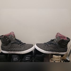 Supra Skytop I | Grey, Red Interior, Size 11.